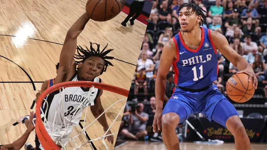 Kennedy Chandler and Jaden Springer 2023 NBA Summer League