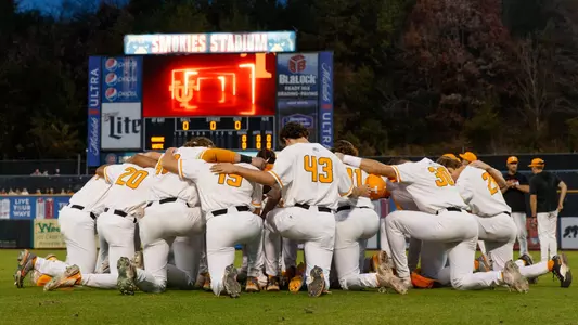 2023 FWS Team Huddle at Smokies Stadium