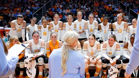 Volleyball huddle