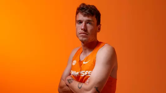 KNOXVILLE, TN - January 09, 2024 - Dalton Hengst of the Tennessee Volunteers portrait taken during 2024 Photo Day in Knoxville, TN. Photo By Kate Luffman/Tennessee Athletics