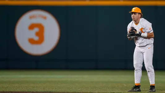 KNOXVILLE, TN - March 12, 2024 - Infielder Ariel Antigua #2 of the Tennessee Volunteers during the game between the Eastern Kentucky Colonels and the Tennessee Volunteers at Lindsey Nelson Stadium in Knoxville, TN. Photo By Kate Luffman/Tennessee Athletics