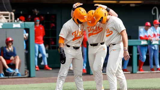 Baseball Home Plate Celebration vs. Ole Miss (2024)