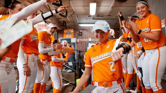 KNOXVILLE, TN - March 08, 2024 - Infielder Laura Mealer #2 of the Tennessee Lady Volunteers during the game between the Missouri State Bears and the Tennessee Lady Volunteers at Sherri Parker Lee Stadium in Knoxville, TN. Photo By Emma Corona/Tennessee Athletics