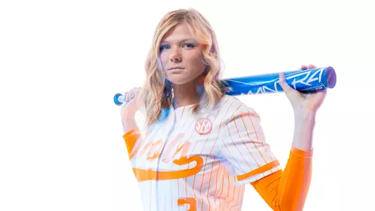 KNOXVILLE, TN - January 18, 2024 - Infielder Laura Mealer #2 of the Tennessee Lady Volunteers portrait taken during Photo Day in Knoxville, TN. Photo By Andrew Ferguson/Tennessee Athletics