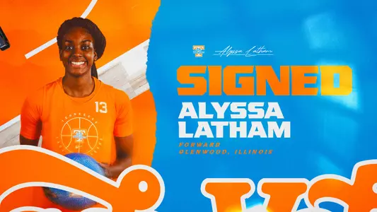 Alyssa Latham Signing Graphic