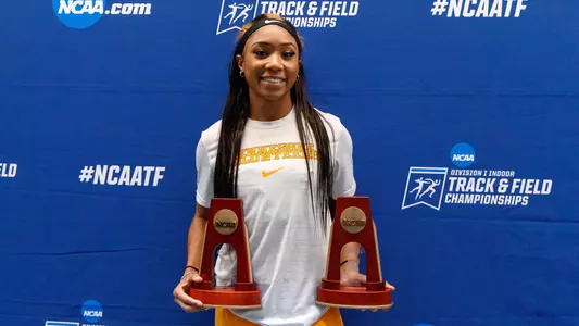 BOSTON, MA - March 09, 2024 - Jacious Sears of the Tennessee Volunteers during Day 2 of the 2024 NCAA Indoor Track and Field Championship at The Track at New Balance, Boston, Massachusetts. Photo By Cayce Smith/Tennessee Athletics