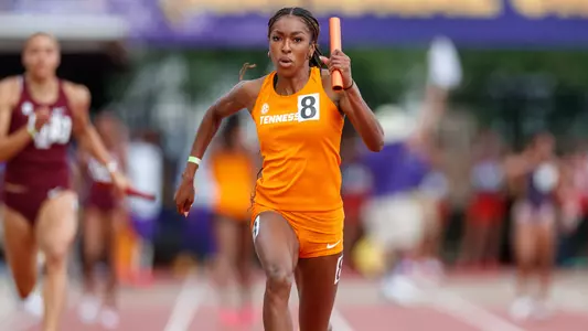 BATON ROUGE, LA - March 30, 2024 - Jada Seaman of the Tennessee Volunteers during Day 2 of the Battle on the Bayou meet at Bernie Moore Track Stadium in Baton Rouge, LA. Photo By Cayce Smith/Tennessee Athletics
