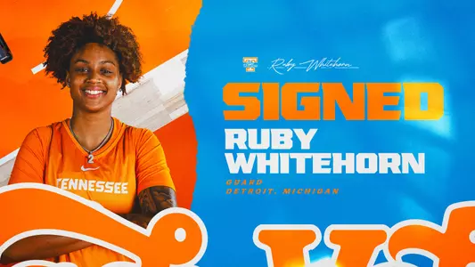 Ruby Whitehorn Signing Graphic