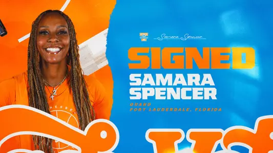 Samara Spencer Signing Graphic