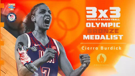 Cierra Burdick 2024 USA Women's Olympic 3x3 Basketball Bronze Medalist