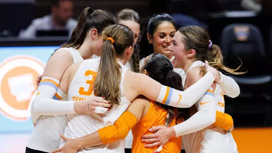 Team Huddle During Match at Food City Center