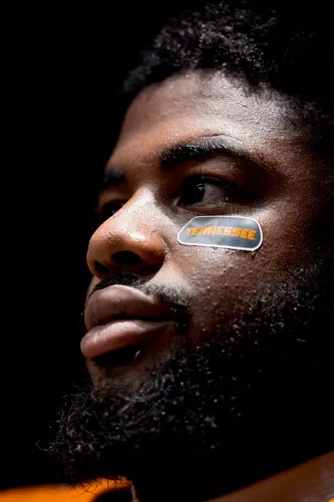 KNOXVILLE, TN - September 06, 2025 - Defensive back Andre Turrentine #2 of the Tennessee Volunteers before the game between the ETSU Buccaneers and the Tennessee Volunteers at Neyland Stadium in Knoxville, TN. Photo By Andrew Ferguson/Tennessee Athletics