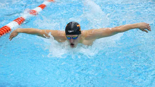 Martin Esperbeger Swims in Match-up Against Arizona State