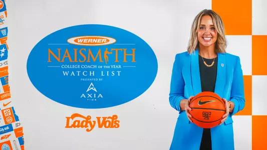 Kim Caldwell Naismith Coach of the Year Watch List graphic