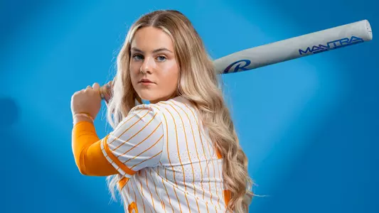 KNOXVILLE, TN - January 16, 2025 - Outfielder Taylor Pannell #3 of the Tennessee Lady Volunteers portrait taken during 2025 Photo Day in Knoxville, TN. Photo By Andrew Ferguson/Tennessee Athletics