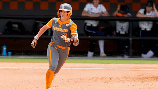 KNOXVILLE, TN - May 18, 2024 - Infielder Taylor Pannell #3 of the Tennessee Lady Volunteers during the 2024 NCAA Softball Tournament Regional game between the Virginia Cavaliers and the Tennessee Lady Volunteers at Sherri Parker Lee Stadium in Knoxville, TN. Photo By Andrew Ferguson/Tennessee Athletics
