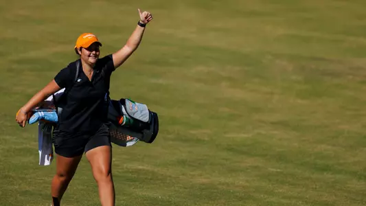 KNOXVILLE, TN - October 21, 2024 - Martina Lopez-Lanchares of the Tennessee Lady Volunteers during round 2 of the Mercedes-Benz Collegiate Championship at Cherokee Country Club in Knoxville, TN. Photo By Kate Luffman/Tennessee Athletics