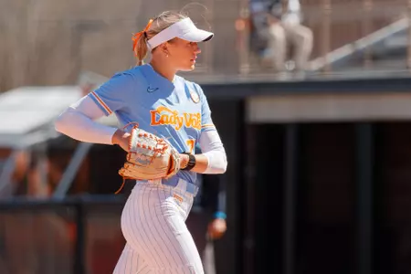 KNOXVILLE, TN - March 01, 2025 - Pitcher Karlyn Pickens #23 of the Tennessee Lady Volunteers during the game between the UT-Martin Skyhawks and the Tennessee Lady Volunteers at Sherri Parker Lee Stadium in Knoxville, TN. Photo By Avery Bane/Tennessee Athletics