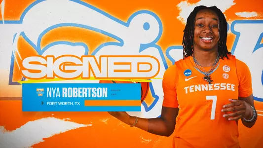 Nya Robertson Signing Graphic