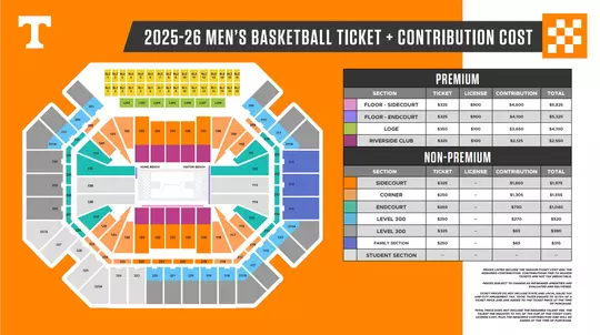 2025-26 MBB Season Ticket Pricing Map
