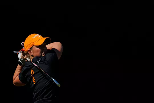 KNOXVILLE, TN - October 21, 2024 - Sofie Engeseth of the Tennessee Lady Volunteers during round 2 of the Mercedes-Benz Collegiate Championship at Cherokee Country Club in Knoxville, TN. Photo By Kate Luffman/Tennessee Athletics