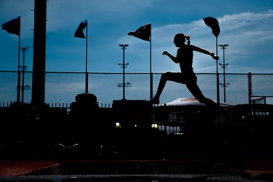 KNOXVILLE, TN - APRIL 05, 2025 - Andie-Marie Jones of the Tennessee Volunteers during day 2 of the Tennessee Invite at Tom Black Track At LaPorte Stadium in Knoxville, TN. Photo By Peyton Collimore/Tennessee Athletics