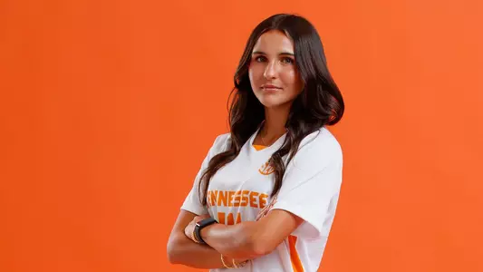 KNOXVILLE, TN - July 28, 2025 - Defender Milee Zych #14 of the Tennessee Lady Volunteers portrait taken during the 2025 Photo Day in Knoxville, TN. Photo By Avery Bane/Tennessee Athletics