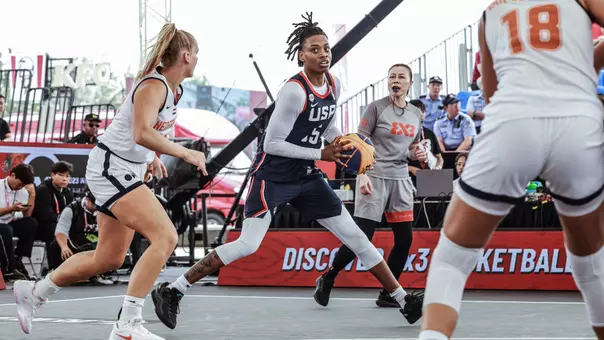 Zee Spearman at FIBA U23 3x3 World Cup (9/21/25 vs. The Netherlands)