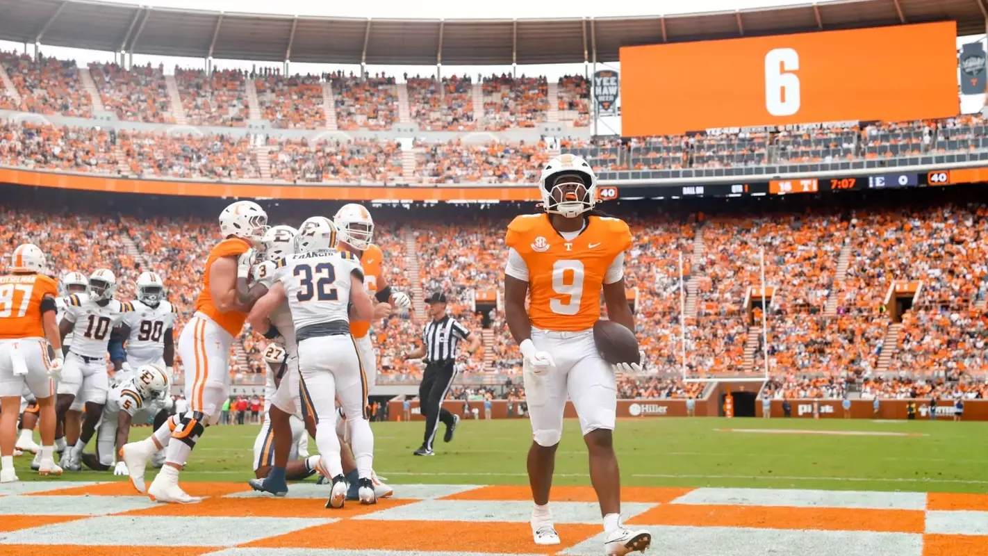 KNOXVILLE, TN - September 06, 2025 - \fb during the game between the ETSU Buccaneers and the Tennessee Volunteers at Neyland Stadium in Knoxville, TN. Photo By Tennessee Athletics