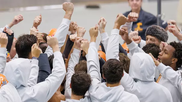 Team Huddle Photo at Allan Jones Aquatic Center
