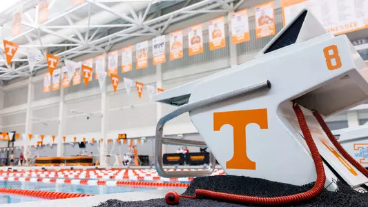 Tennessee Starting Block at Allan Jones Aquatic Center