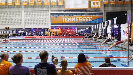 Swimmers Jump off Starting Blocks in CSL Meet
