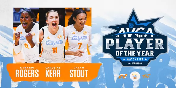 Kerr, Rogers, & Stout Named to AVCA Player of the Year Watch List