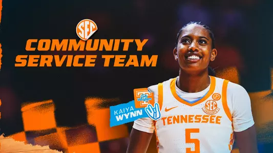 Kaiya Wynn SEC Community Service Team Graphic
