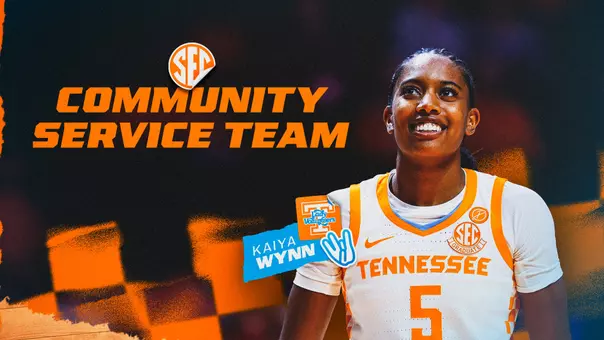 Kaiya Wynn SEC Community Service Team Graphic