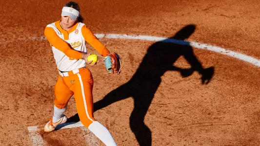 KNOXVILLE, TN - February 28, 2026 - Pitcher Karlyn Pickens #23 of the Tennessee Lady Volunteers during the game between the Penn State Nittany Lions and the Tennessee Lady Volunteers at Sherri Parker Lee Stadium in Knoxville, TN. Photo By Ryan Beatty/Tennessee Athletics