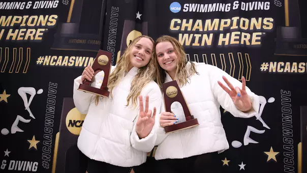200 Fly Podium Finish Celebration by Emily Brown and Ella Jansen