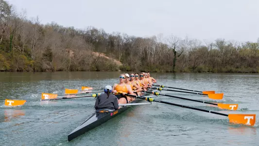 Rowing Competes in race at Melton Hill Lake in Oak Ridge, Tennessee