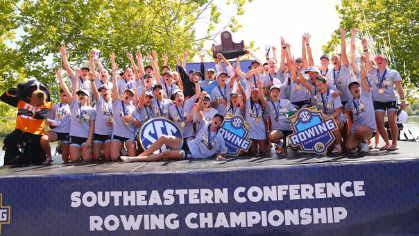 Tennessee Rowing Celebrates 2026 SEC Championship
