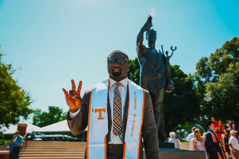 BY torch statue