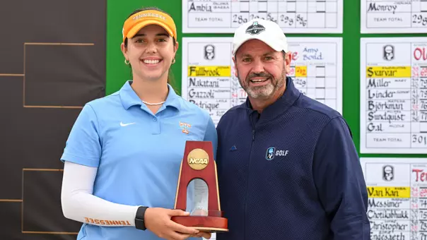 Kyra Van Kan NCAA Championships Trophy