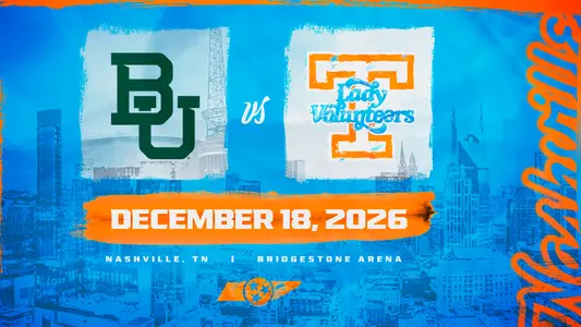 Tennessee vs. Baylor Announcement Graphic
