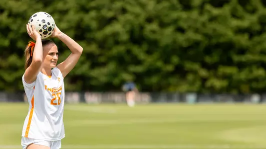 KNOXVILLE, TN - April 18, 2026 - Cora Fry #31 of the Tennessee Lady Voounteers during the exhibition game between the Louisville Cardinals and the Tennessee Volunteers at Regal Soccer Stadium in Knoxville, TN. Photo By Drew Garrison/Tennessee Athletics