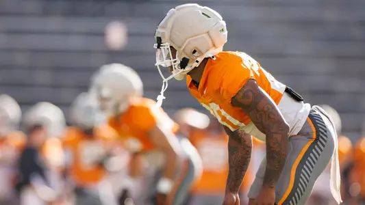 KNOXVILLE, TN - April 02, 2026 - Defensive back Kayin Lee #20 of the Tennessee Volunteers during spring scrimmage at Neyland Stadium in Knoxville, TN. Photo By Kate Luffman/Tennessee Athletics