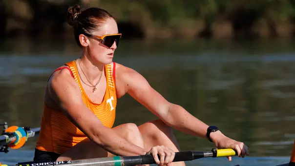 Meg Flanagan Competes with First Varsity Eight