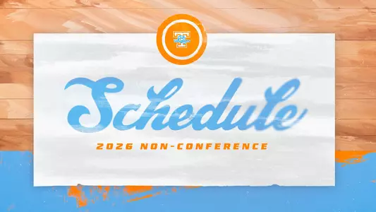 2026 WBB Non-Conference Schedule Release graphic