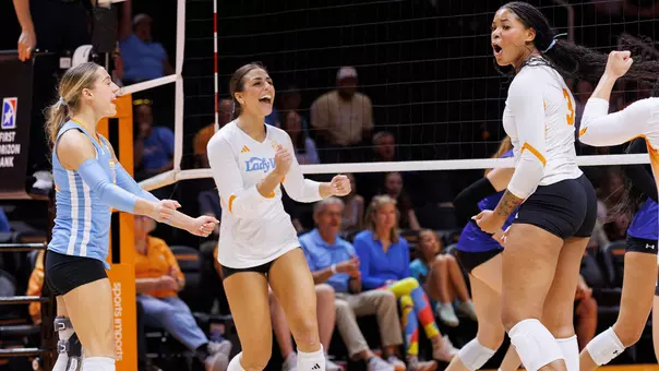 Vols Celebrate Kill in Win over Morehead State