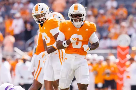 KNOXVILLE, TN - September 05, 2026 - Defensive back Qua Moss #6 of the Tennessee Volunteers during the game between the Furman Paladins and the Tennessee Volunteers at Neyland Stadium in Knoxville, TN. Photo By Drew Garrison/Tennessee Athletics