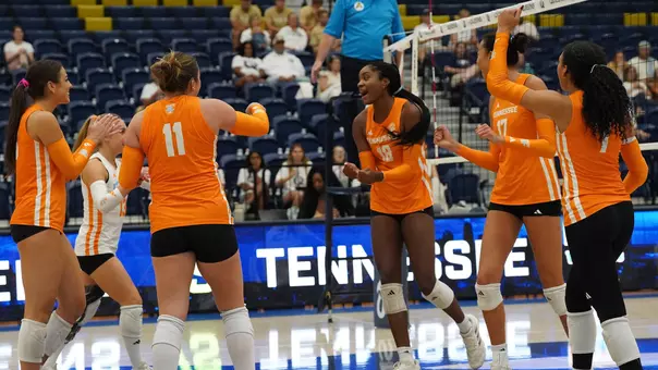 Layd Vols Celebrate During Road Sweep Over Queens