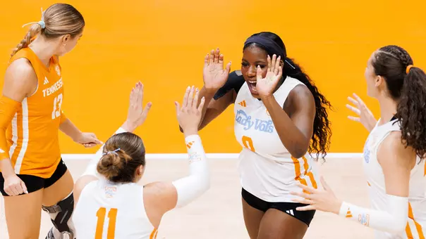 Rogers and Kerr Celebrate Point at Food City Center